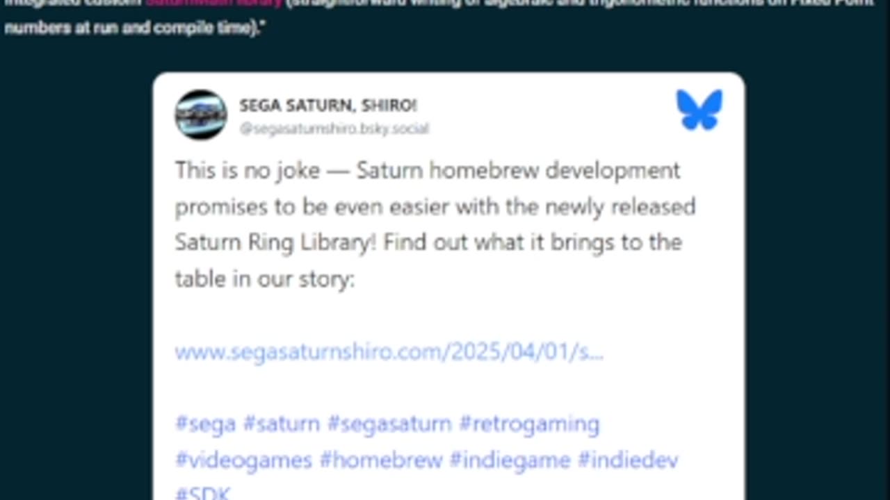 🎮 Sega Saturn Homebrew Just Got Easier with Saturn Rings! 🚀 #shorts #segasaturn #homebrew #news