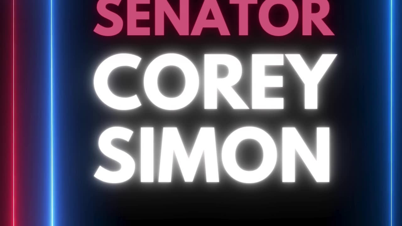 Thank you, Senator Corey Simon for Helping HEF Clarify the Craig Dickinson Act in Statute