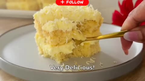Easy pineapple cake recipe! Cake that melts in your mouth - quick & delicious homemade cake🥰
