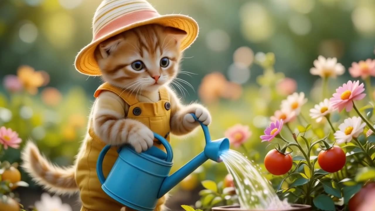 Meow Kitty's village life