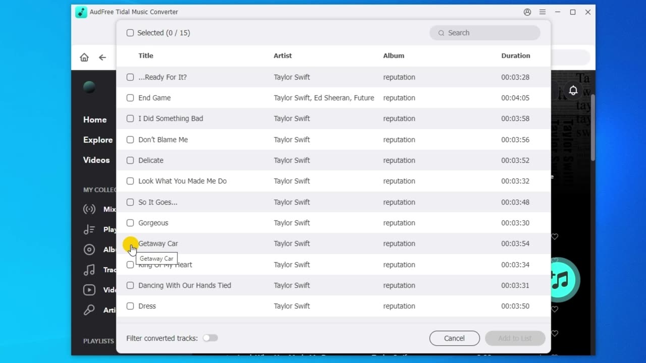 How to Export Tidal Playlist for Offline Playback