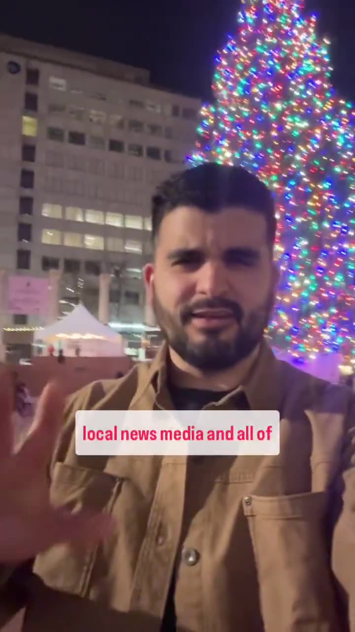 Woke Portland Has Large Tree With Lights, But They Wont Call it a Christmas Tree