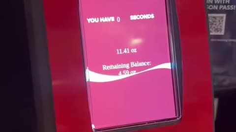 Dollywood has a new drink system where you buy a soda and have to scan a QR code to get the drink