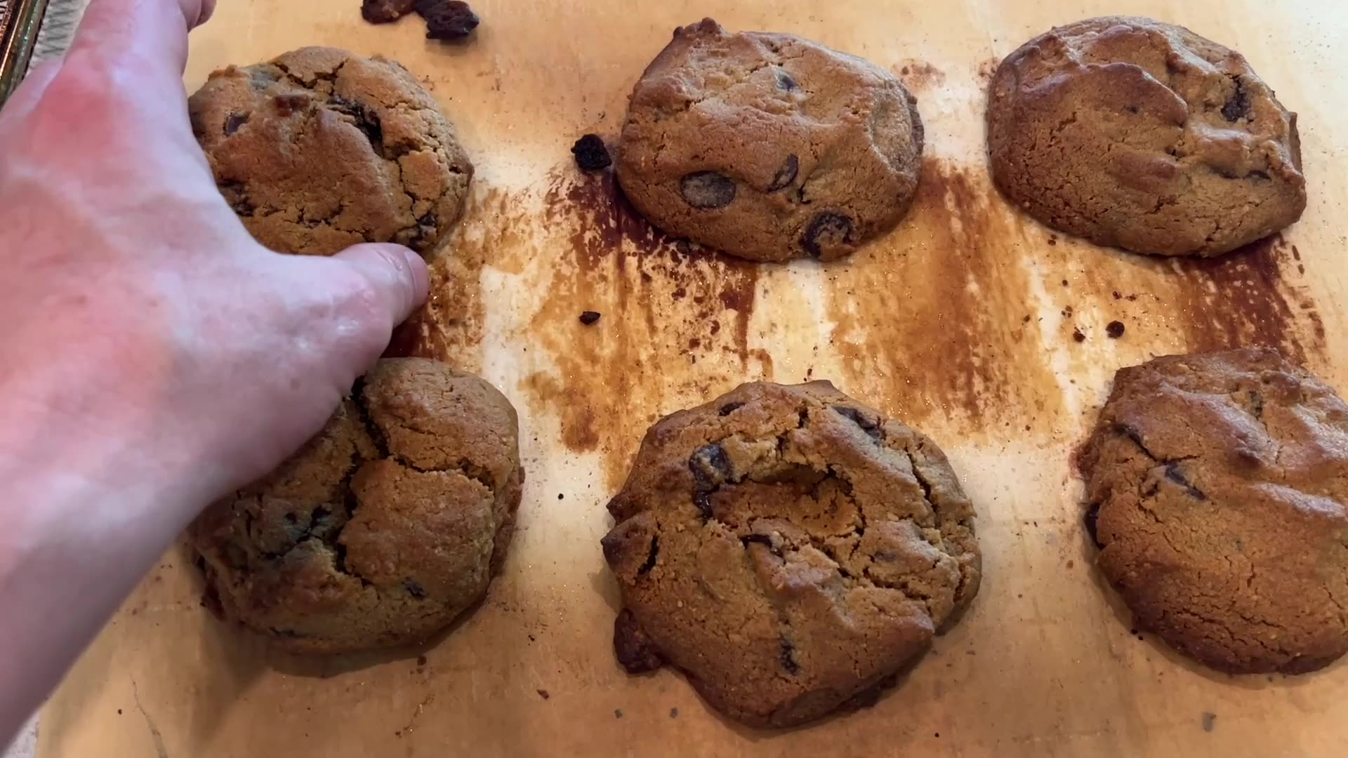 Peanut Butter and Chocolate Chip Cookie