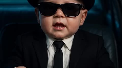 The classic Blues Brothers scene babyfied.