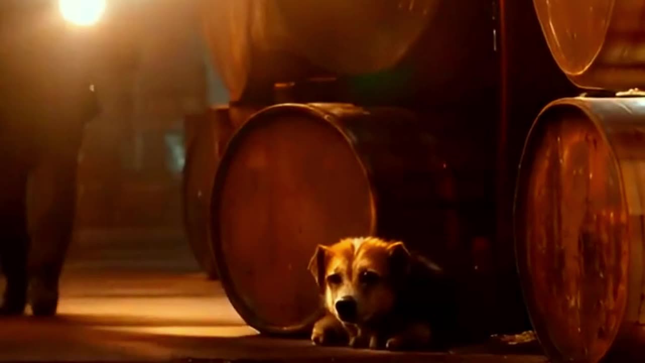 Dog is running in the streets