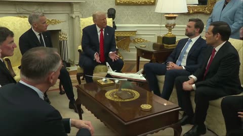 President Trump Participates in a Bilateral Meeting with the Prime Minister of Canada, May 6, 2025