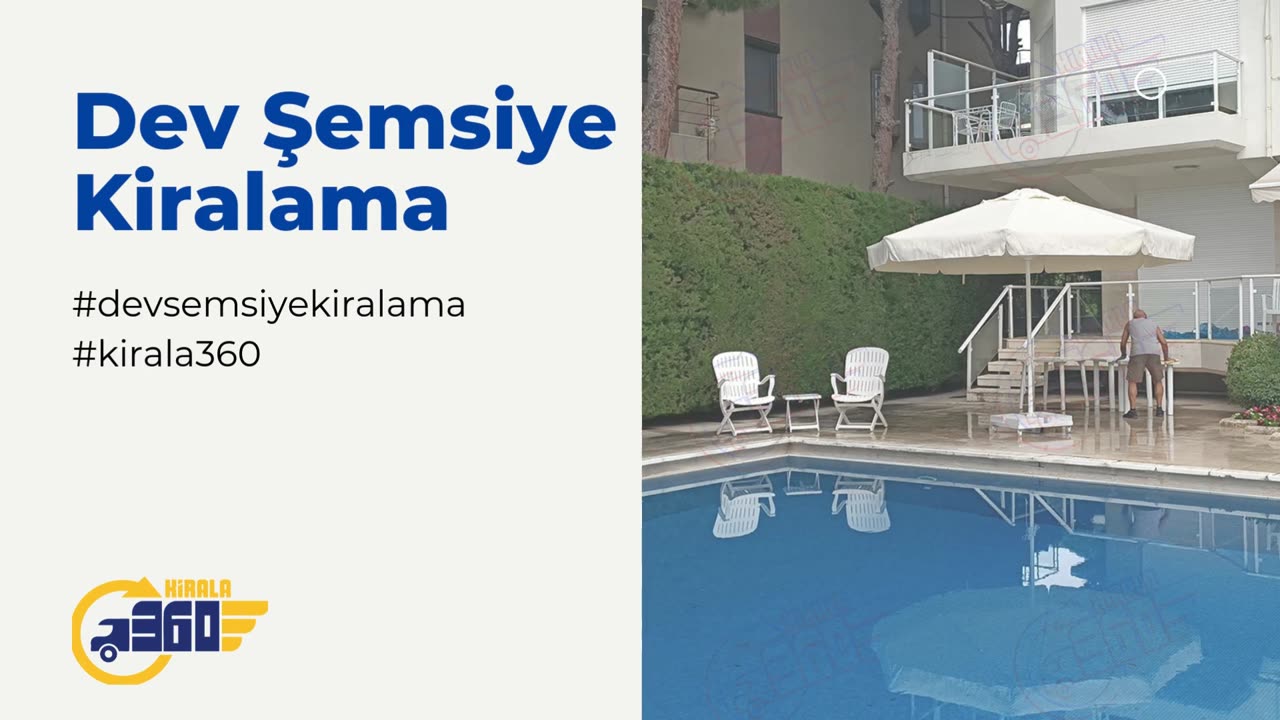dev semsiye kiralama fiyatlari