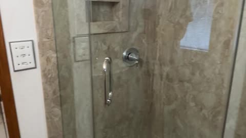 Full Composite Panel Install Corner Shower Start to Finish