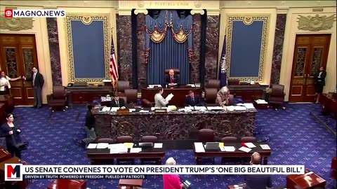 🇺🇸 US Senate Convenes to Debate & Vote on President Trump's 'One Big Beautiful Bill' [LIVE]
