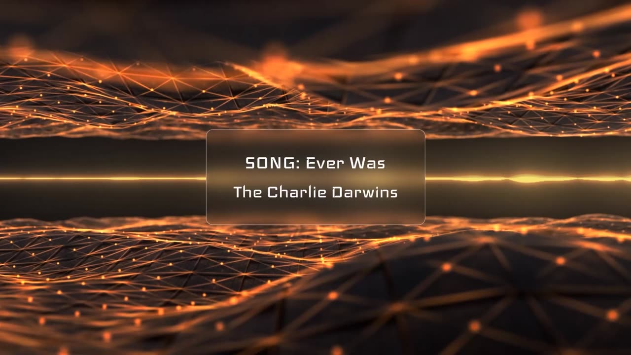 The Charlie Darwins - Ever Was Music Visualizer Pulsing Gold 1080p
