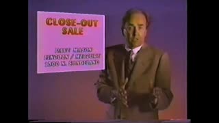 August 11, 1985 - Bob Catterson Asks "Why A Close Out Sale?"; Old Dave Needs the Money