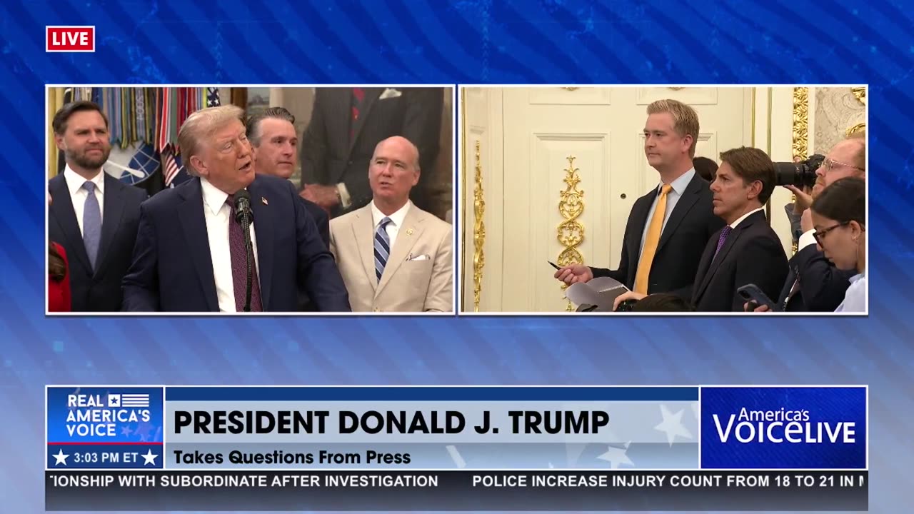 POTUS ON FAKE NEWS OF HIS D3ATH