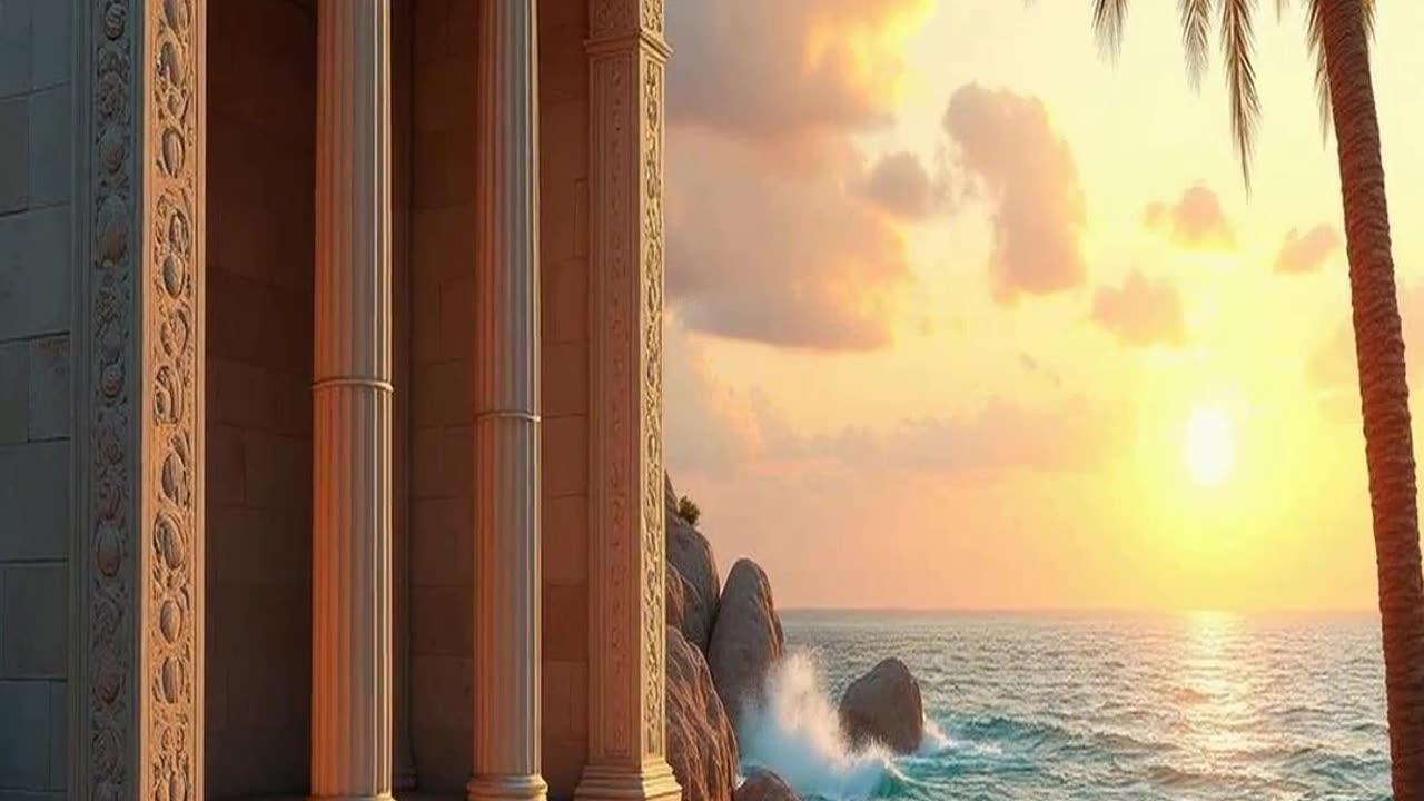 مدينة هرقلية الليبية: أسرار معابدها البحرية ️ #ليبيا #تاريخ #آثار