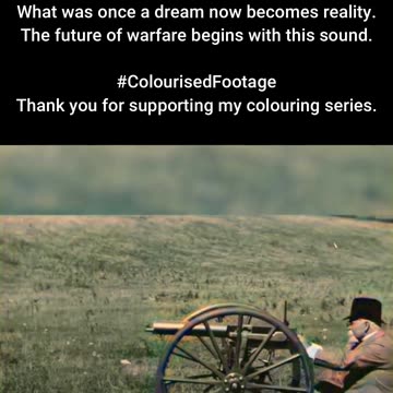 The Sound of Steel Hiram Maxim Tests the Machine Gun 1897 #ColourisedHistory