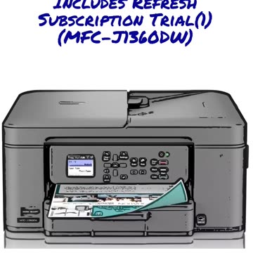 Brother Work Smart 1360 Wireless Color Inkjet