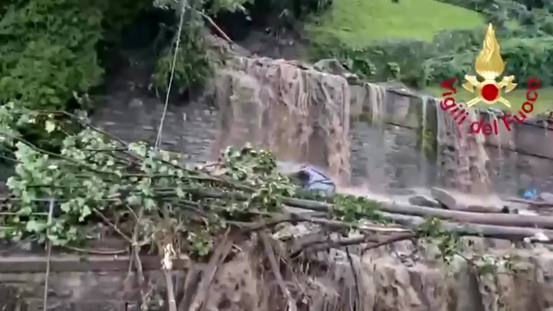 Torrential rains lead to severe flooding in northern Italy