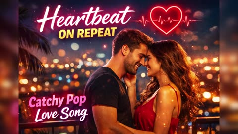 Heartbeat on Repeat ❤️ | Catchy English Pop Love Song | Dance Pop Vibes