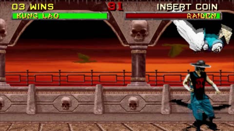 Mortal Kombat 2 - Kung Lao - Arcade Cabinet