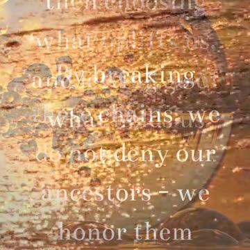 To heal is to honor our roots