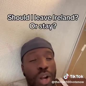 Black threatens Irish people