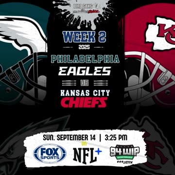 Philadelphia Eagles vs Kansas City Chiefs | Streaming | Week 2