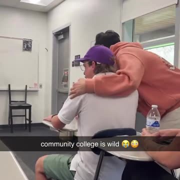 Community college is wild 😭