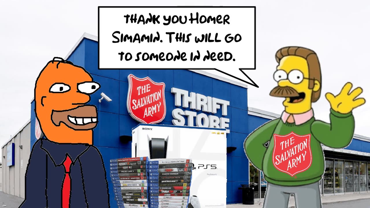 the simamins - the playstation 5