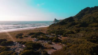 Flying Above the Shoreline 🌊🏖 | Sounds of Nature