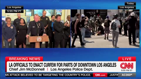 Democrat Mayor Finally Slaps Curfew On Parts Of LA After 5 Days Of Riots