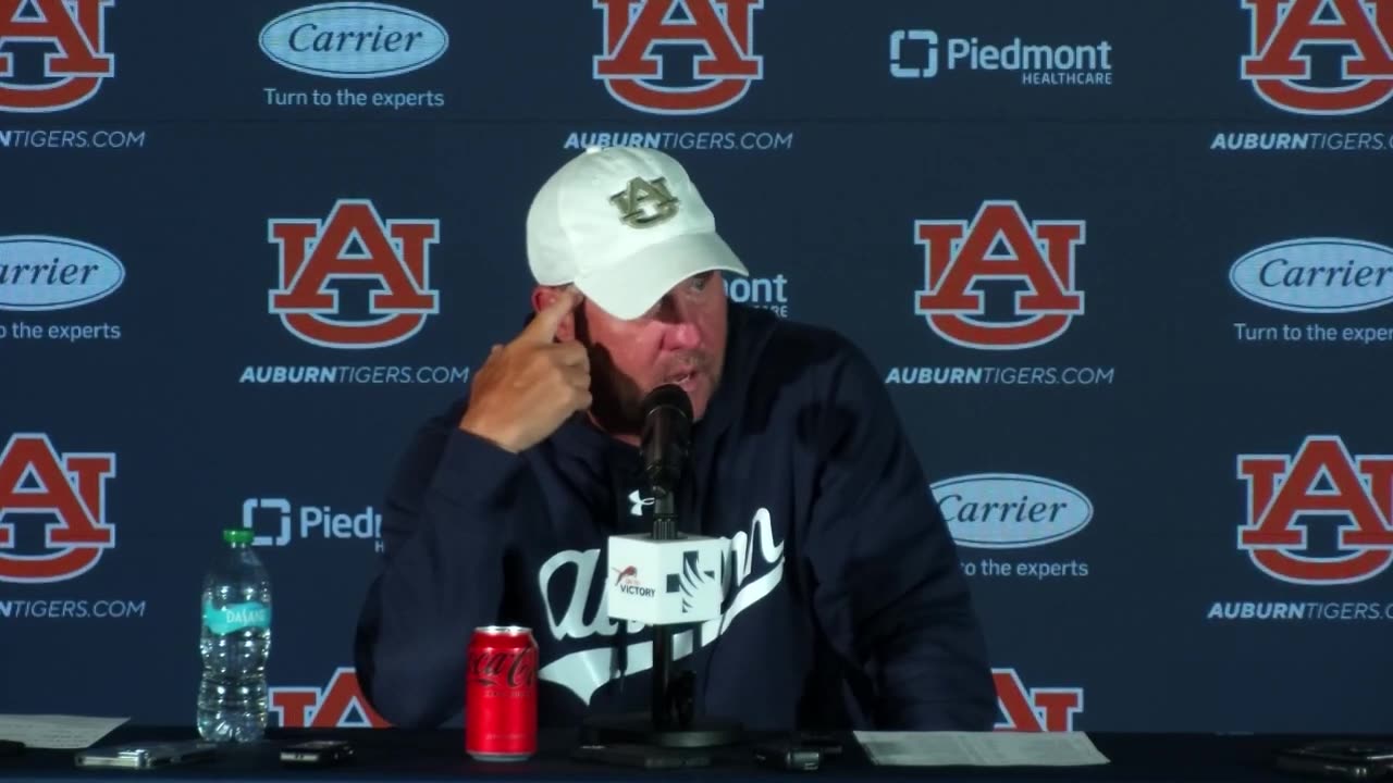 Hugh Freeze Addresses The Media After Auburn Football's First Spring Practice