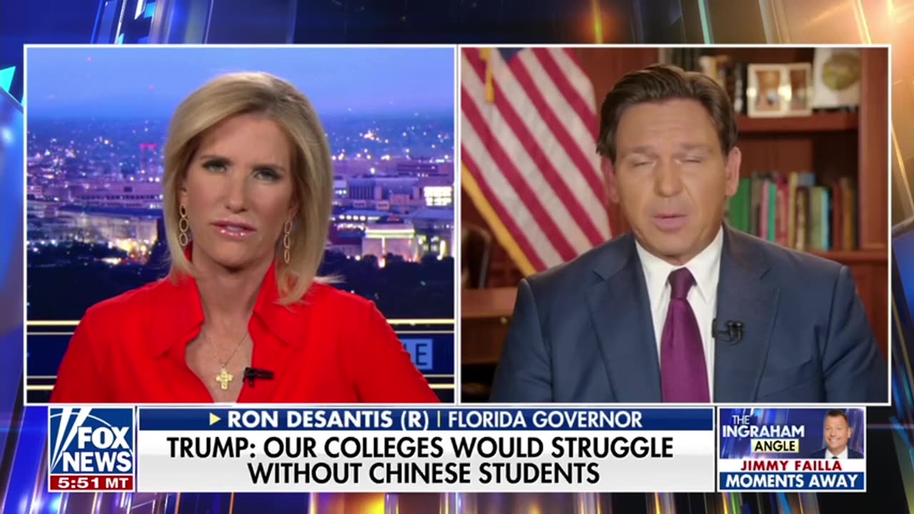Gov DeSantis: Colleges Should Benefit Americans Not Foreigners