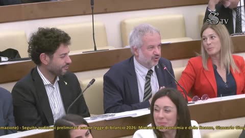 🔴 Sen. Claudio Borghi in occasione dell'audizione del Min. Giorgetti in Commissioni riunite (PNRR)