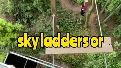 One Wrong Step… 😱 #SkyLadderChallenge