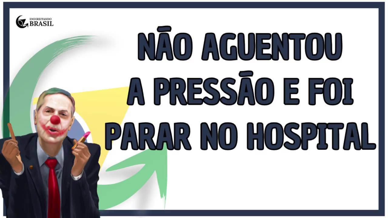 NÃO AGUENTOU A PRESSÃO E FOI PARAR NO HOSPITAL_HD