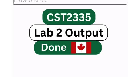Client Work ( 𝐋𝐚𝐛 𝟐)|𝐂𝐒𝐓𝟐𝟑𝟑𝟓 𝐋𝐚𝐛 𝟐output Java XML Layouts in Android Studio| Algonquin College