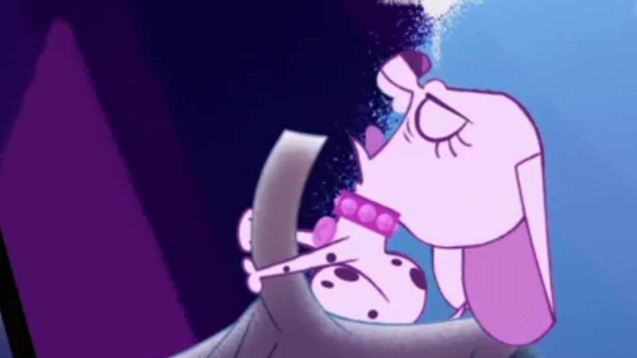 Deja Vu's snout goes through his finger