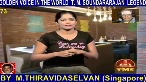 T M Soundararajan Legend Episode - 73
