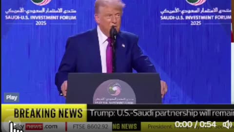 President Trump announces he has ordered the lifting of all American sanctions on Syria
