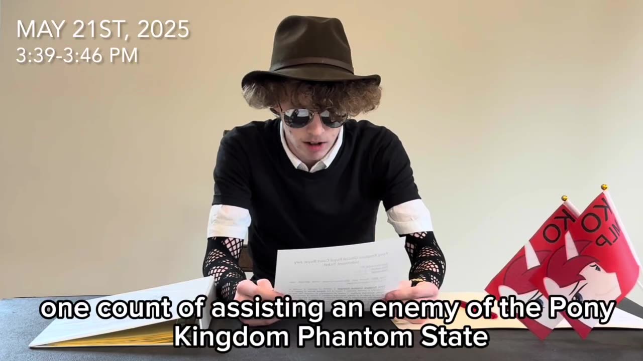 Liam Keel: Executing ORC documents that hand punishment to April conspirators - May 21st, 2025.