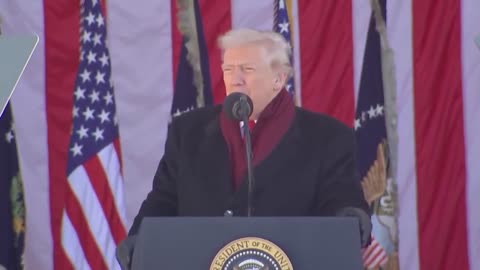 President Trump delivers remarks at Arlington National Cemetery on Veterans Day