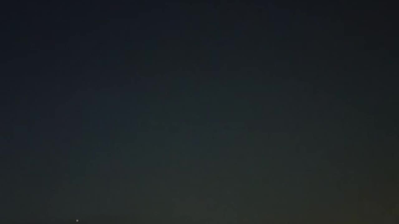The skies of Tehran right now