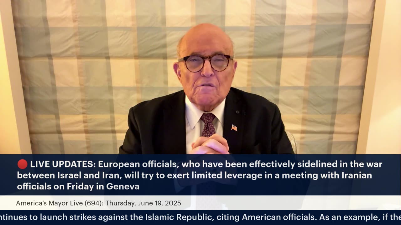 America’s Mayor Live (694): President Trump to Make Iran Decision "Within the Next Two Weeks"