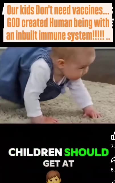 Children don't need vaccines. Pharma drugs make us ill.