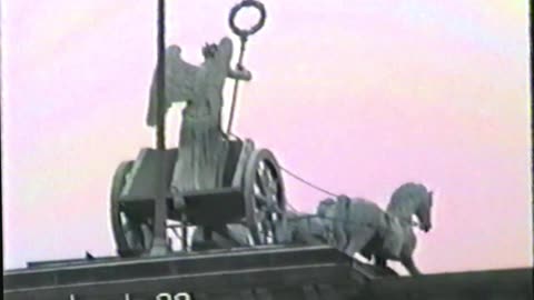 1987 Berlin visit to Checkpoint Charlie