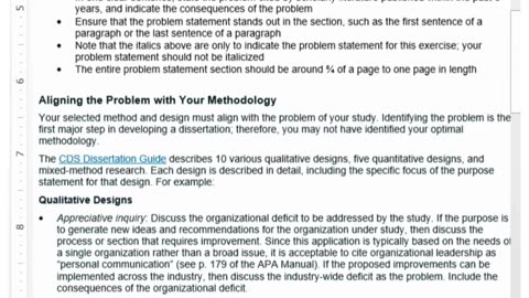 Problem statement Worksheet RES/709 v6, University of Phoenix #phdstudents