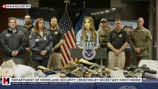 🇺🇸 DHS Secretary Kristi Noem Announces Major Drug Bust & Migrant Deportations in Tampa, Florida