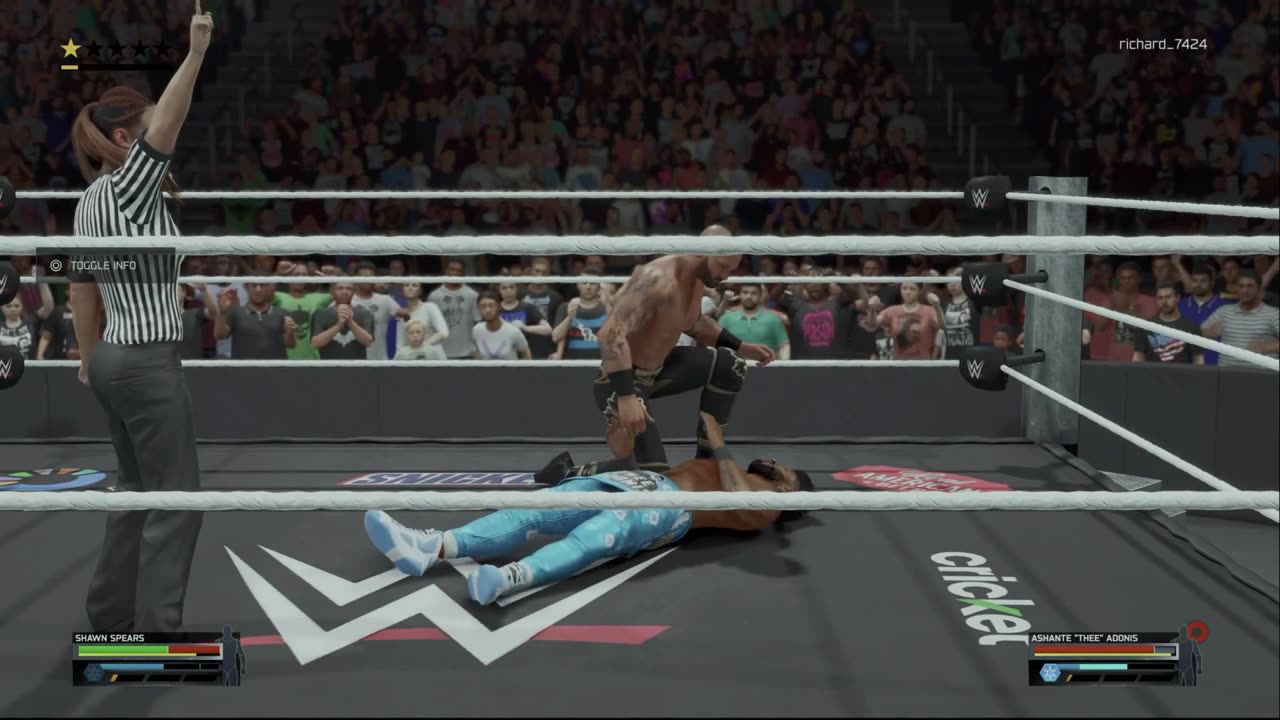 wwe 2k25 316 universe Shawn Spears VS Ashante Thee Adonis