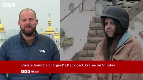 Trump rebukes Putin as Russia hits Ukraine with record drone attack | BBC News