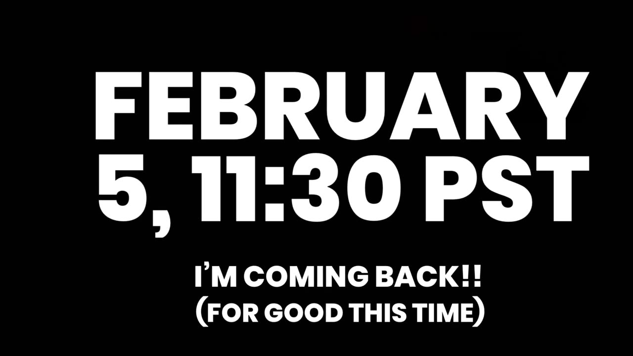 I’m coming back! (Made on an iPhone 6 don’t kill me for quality) [reupload archive]